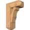 Ekena Millwork Balboa Craftsman Smooth Bracket w/ Offset Brace, Western Red Cedar, 7 1/2"W x 18"D x 26"H BKT0806X18X26BOA04SWR - alternate 1